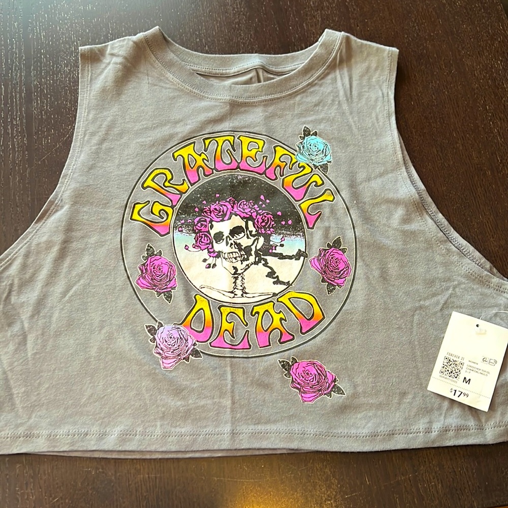 Grateful Dead crop top